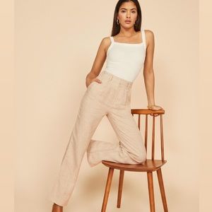 Reformation Linen “Cello” Pants